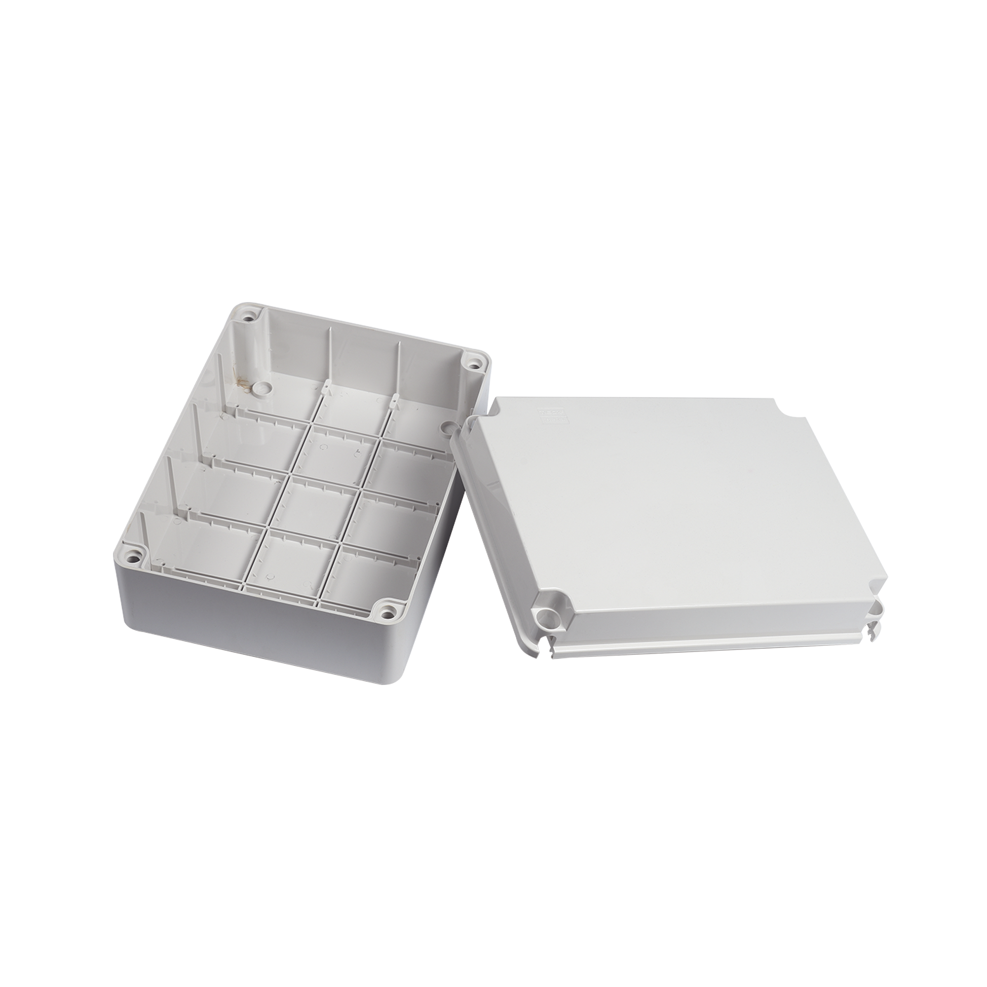 Gabinete de Plástico IP55 (190 X 240 X 95 mm). Protección EMI. Para Instalaciones Comerciales, Residenciales e Industriales. Incluye Tornillería para su Tapa. Gabinete de Plástico IP55 (190 X 240 X 95 mm). Protección EMI. Para Instalaciones Comerciales, Residenciales e Industriales. Incluye Tornillería para su Tapa.